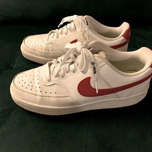 Nike, White + Burnt Orange, Gently worn